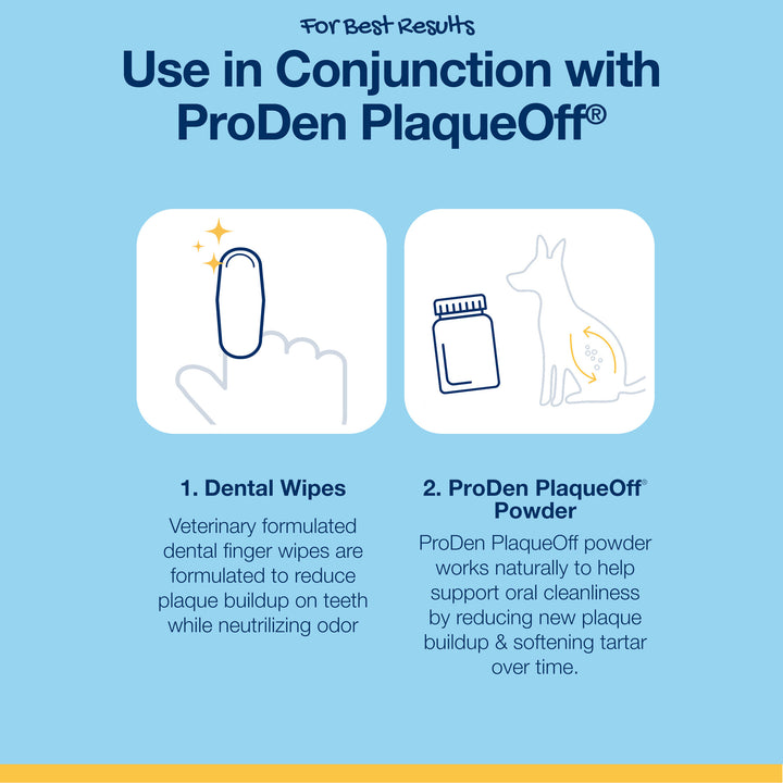 ProDen Dental Finger Wipes (50 Wipes)