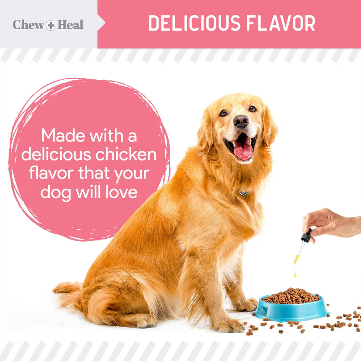 Chew + Heal Urinary + Kidney Tincture Supplement for Dogs, 2-fl oz bottle