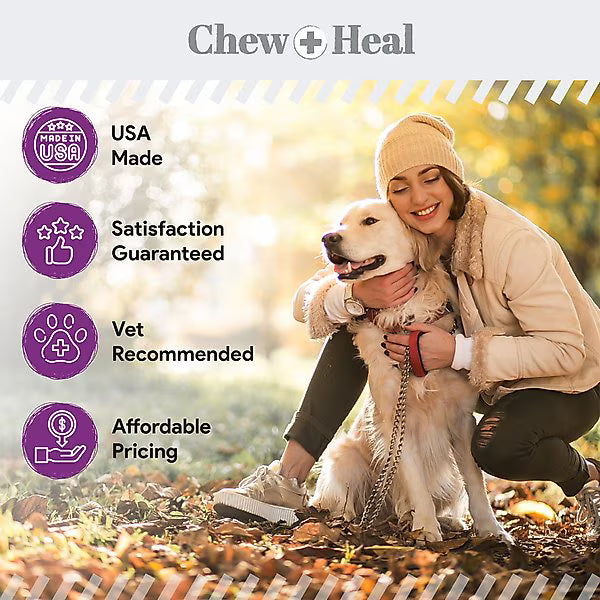Chew + Heal Stop The Scoot Anal Glands Powder Supplement for Dogs- Powder
