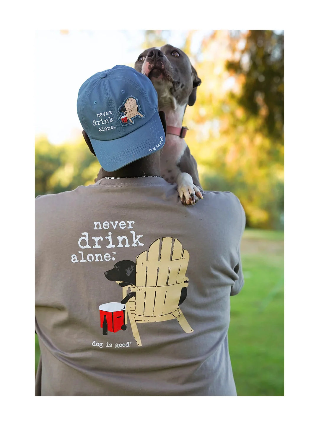T-shirt: Never Drink Alone