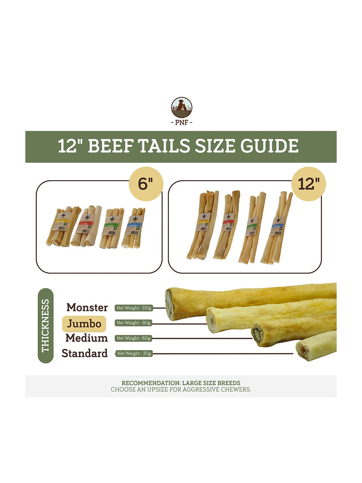 12" Beef Tails Jumbo