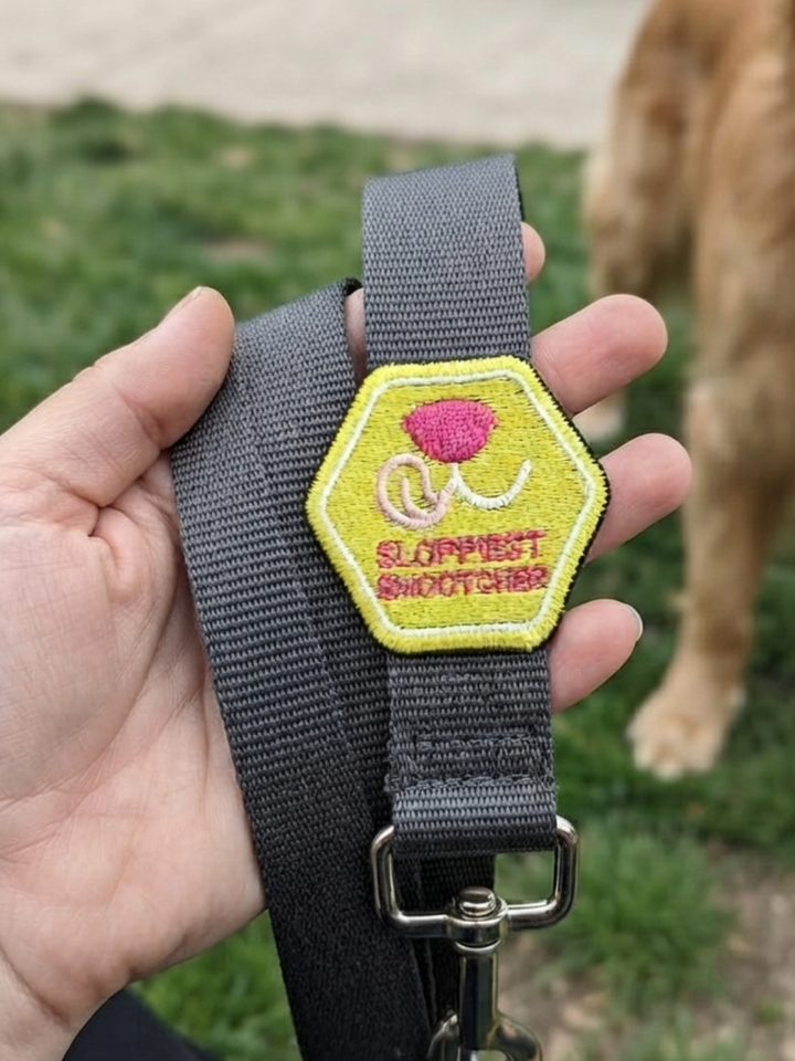 Embroidered iron-on patches