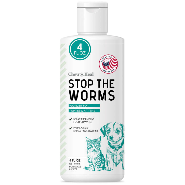 Stop The Worms Wormer for Puppies & Kittens 4oz