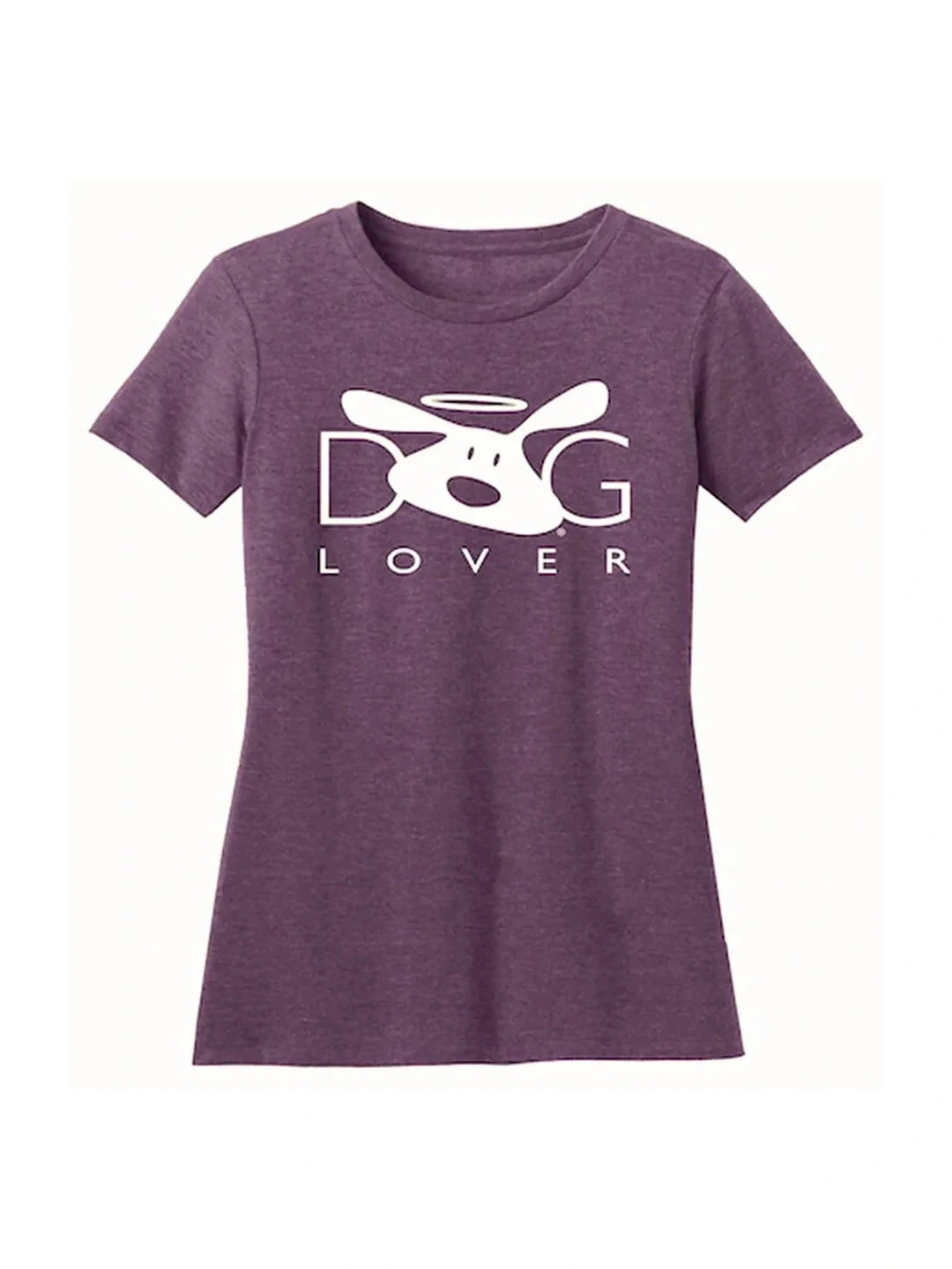 T-shirt: Dog Lover (Plum)