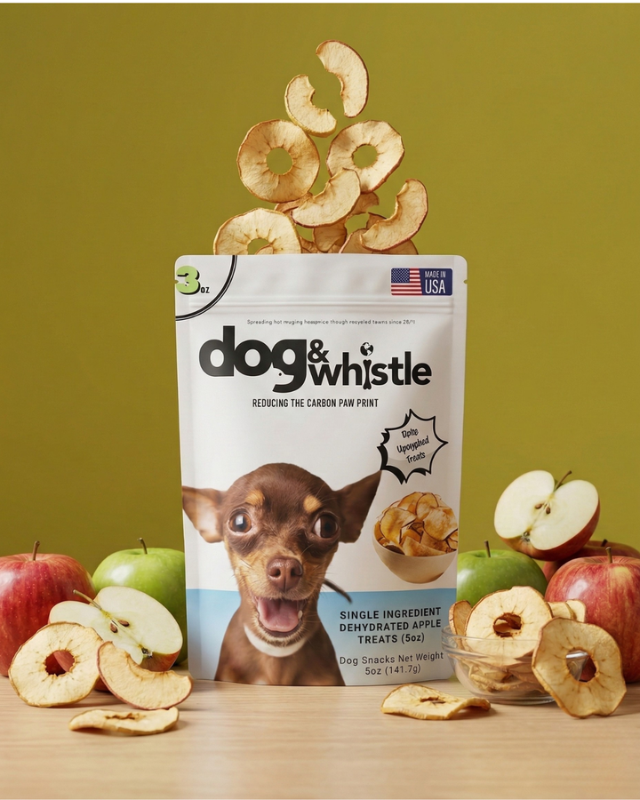 Crunchy Apple Chips Dog Treats