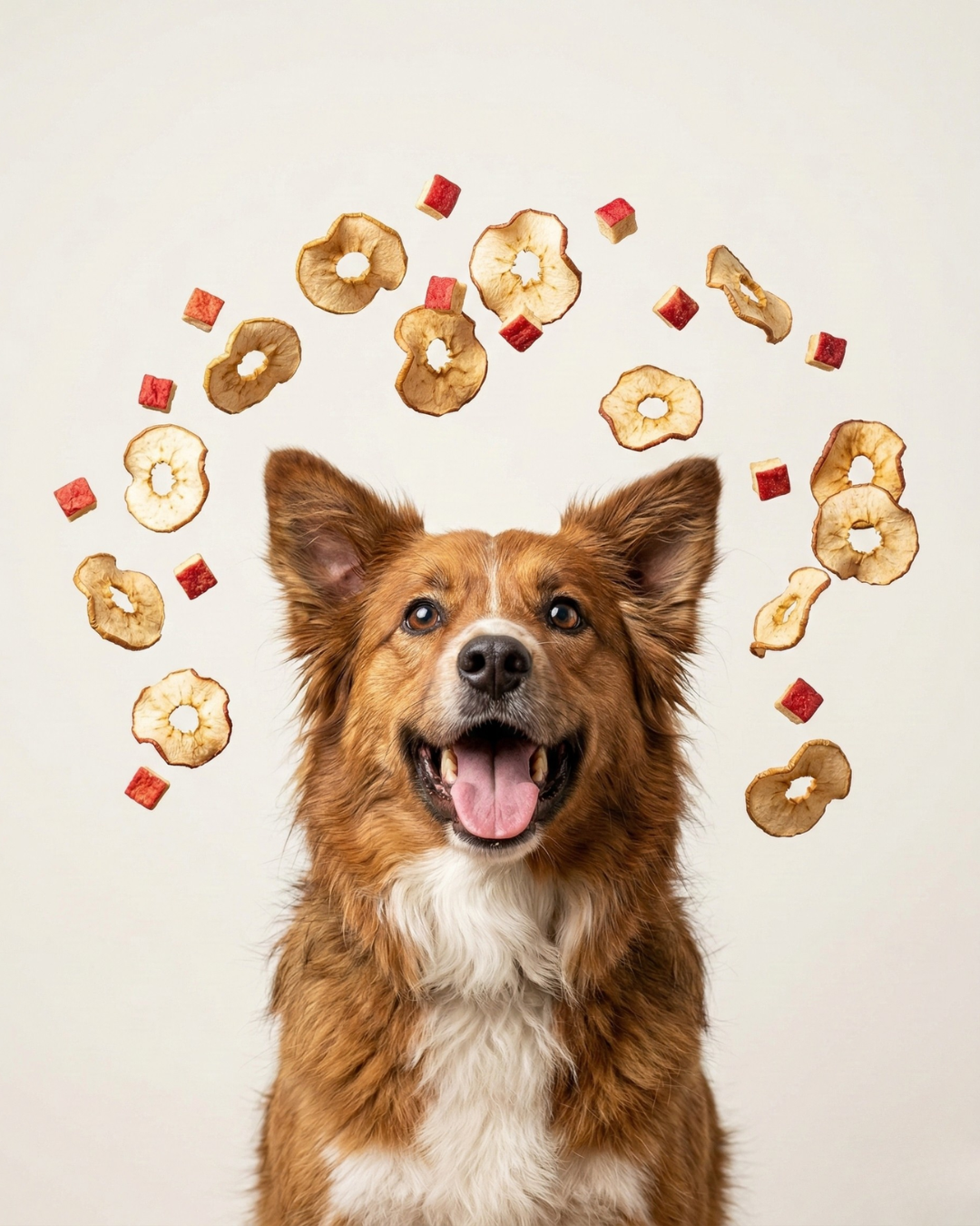 Crunchy Apple Chips Dog Treats