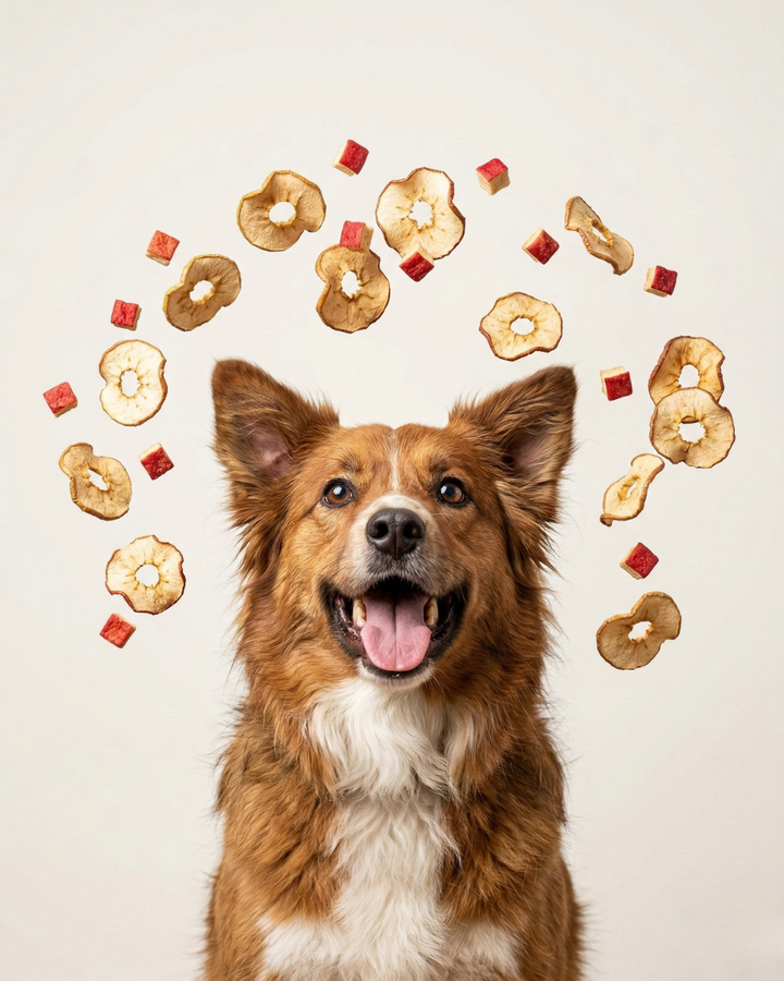 Crunchy Apple Chips Dog Treats