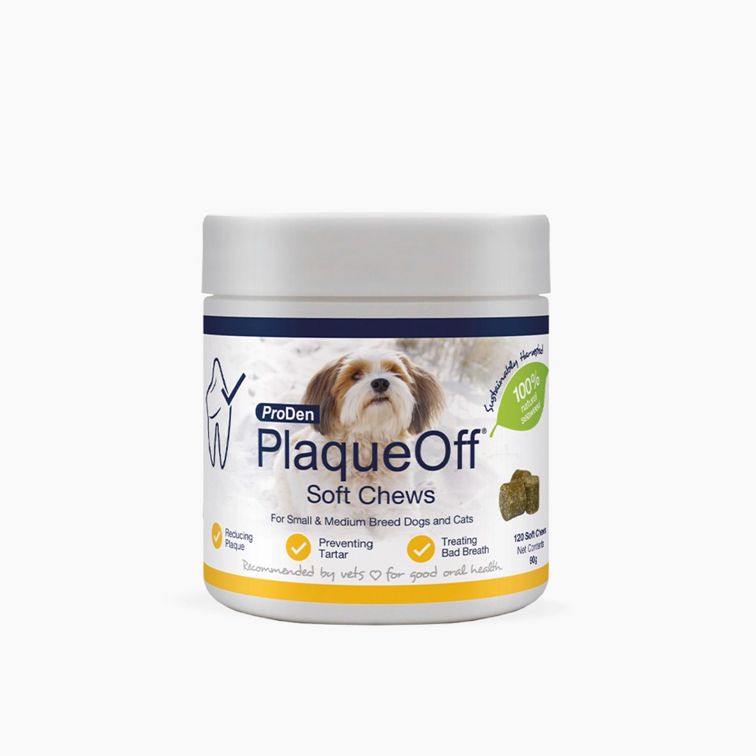 ProDen PlaqueOff Soft Chews for Small and Medium Dogs (120 Chews, 90 g)