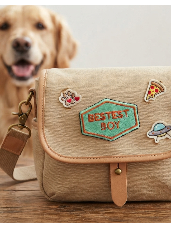Embroidered iron-on patches