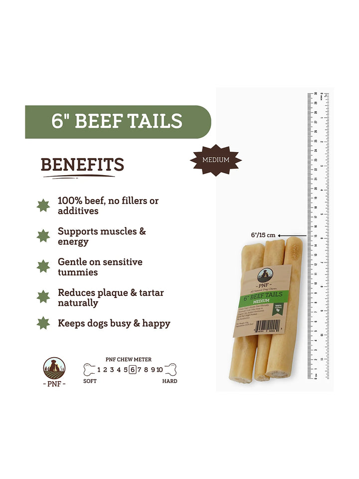 6" Beef Tails Medium