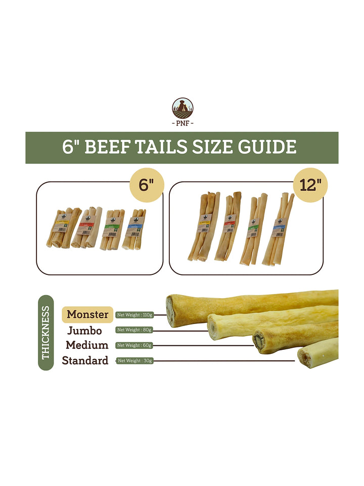 6" Beef Tails Monster