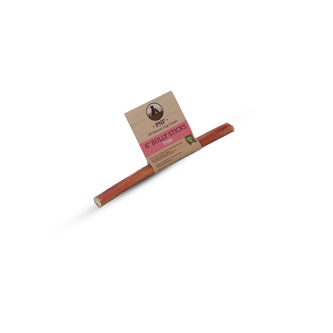 6" Bully Stick Thin