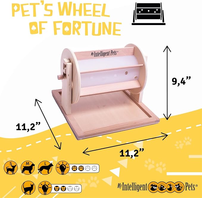 Wheel of Fortune Interactive Dog Treat Dispenser