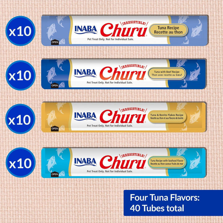 Inaba Churu Tuna Variety Box Cat Treats 40X14G