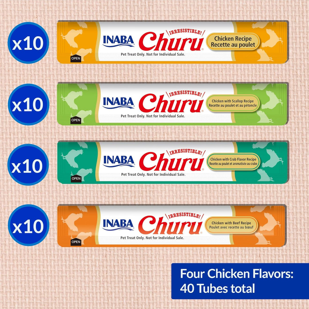 Inaba Churu Chicken Variety Box Cat Treats 40X14g