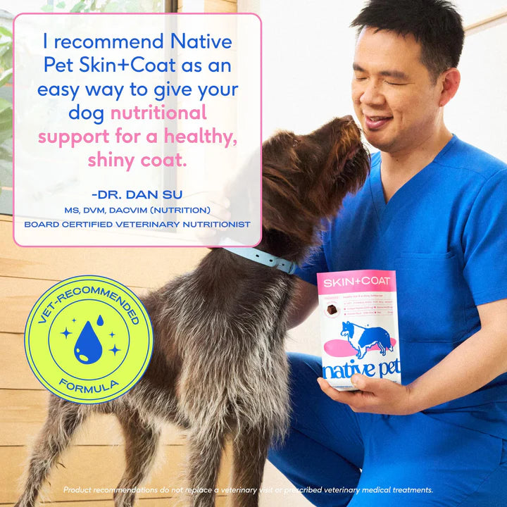 Native Pet Omega Skin and Coat Chews for Dogs
