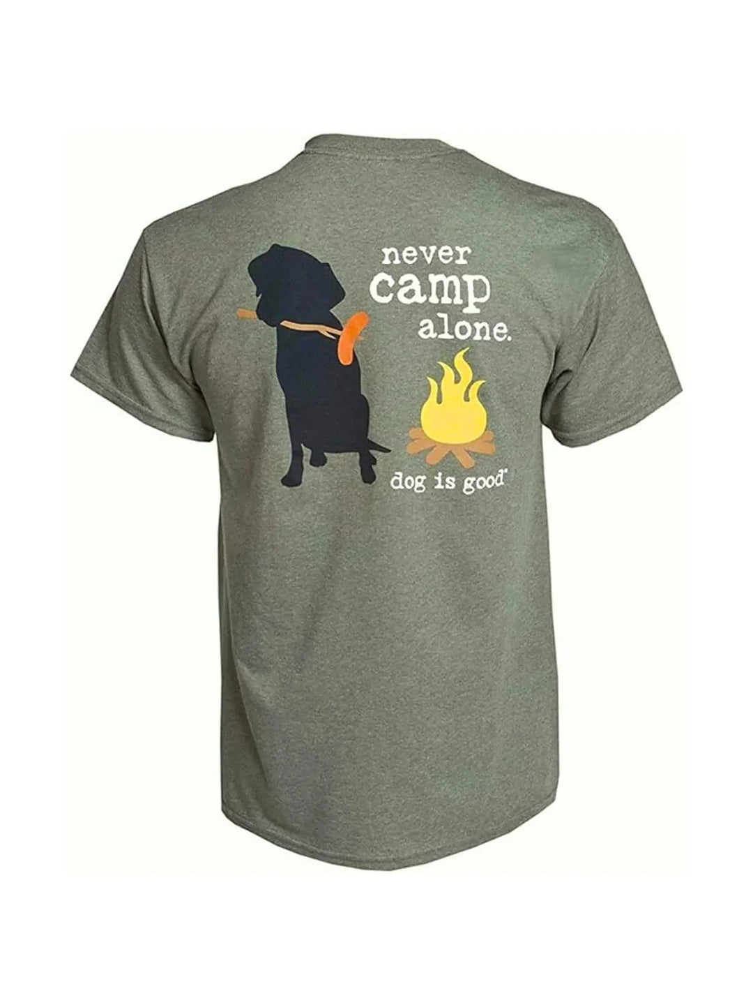 T-shirt: Never Camp Alone