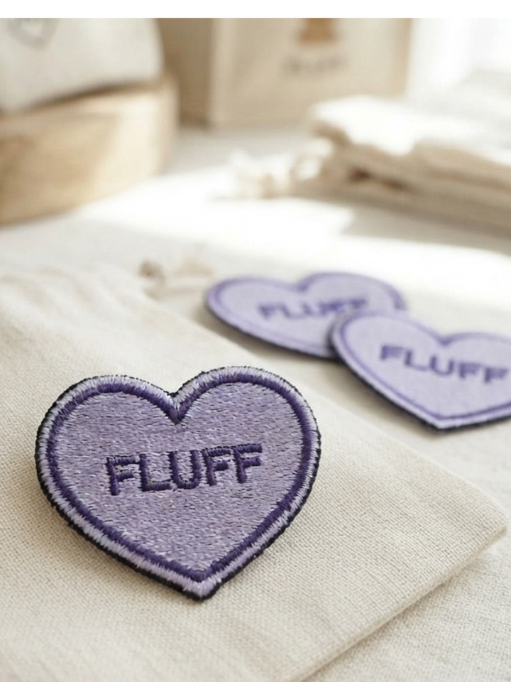 Embroidered iron-on patches