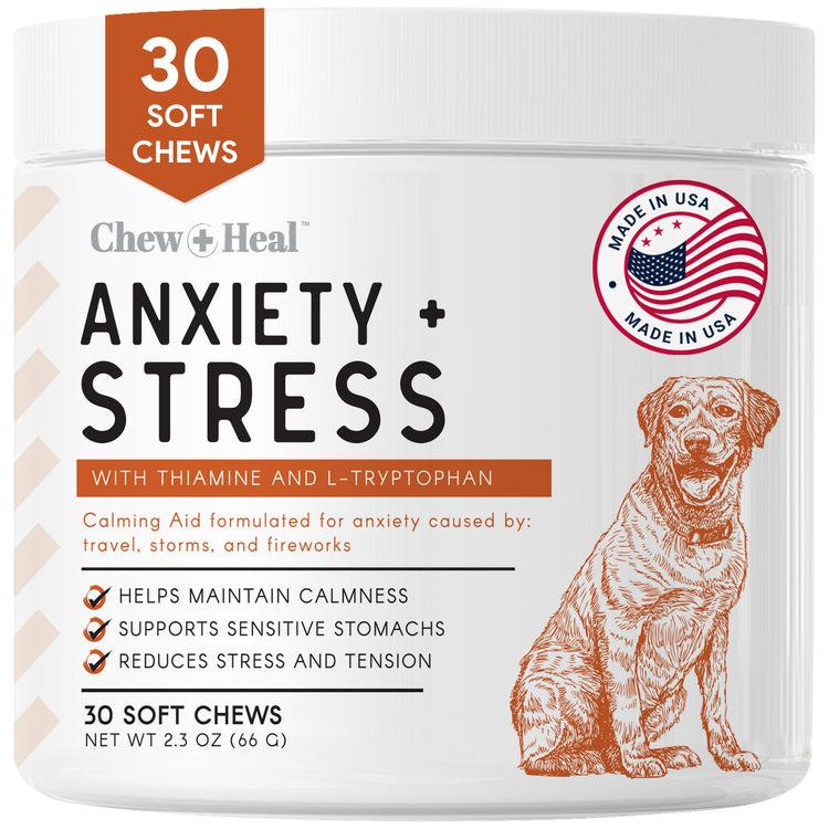 Chew Heal Anxiety and Stress Calming chews - 30 Ct