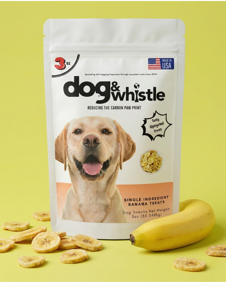 Freeze-Dried Banana Bites Dog Treats