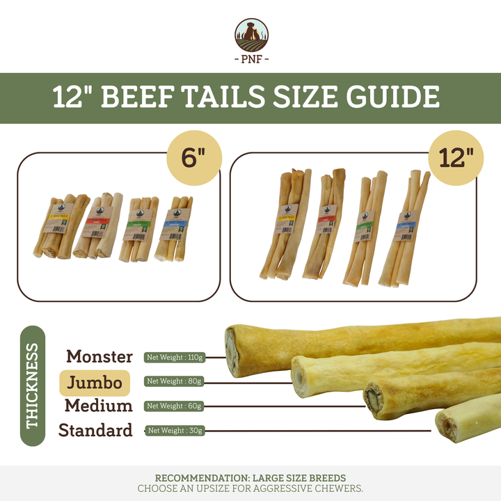 12" Beef Tails Jumbo