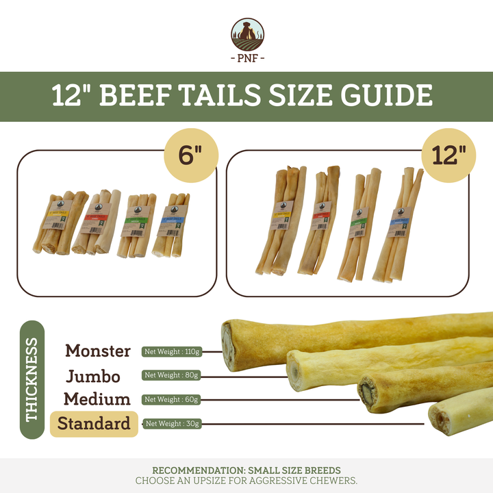 12" Beef Tails Standard