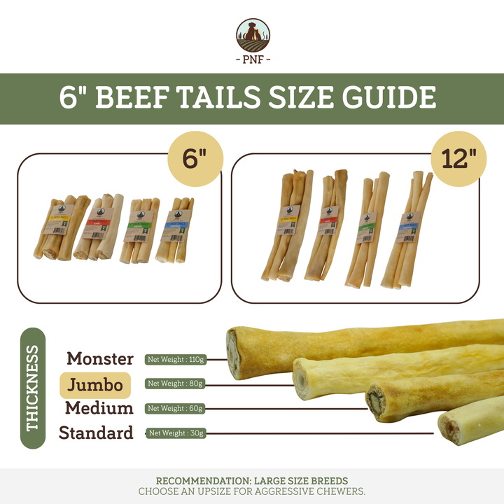 6" Beef Tails Jumbo