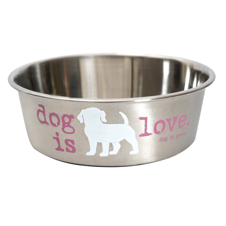 Dog Is Love 60 oz Pet Food & Water Bowl for Dogs