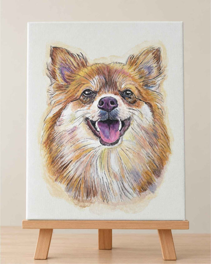 Hand-Painted Pet Portraits