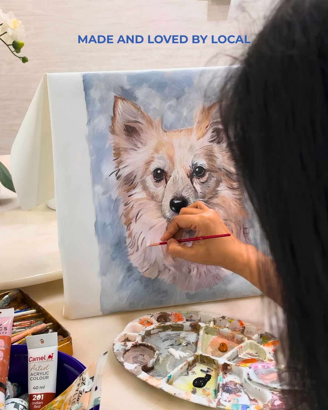 Hand-painted Dog Portrait