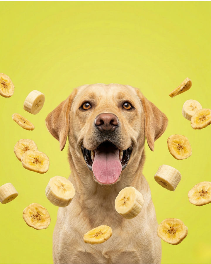 Freeze-Dried Banana Bites Dog Treats