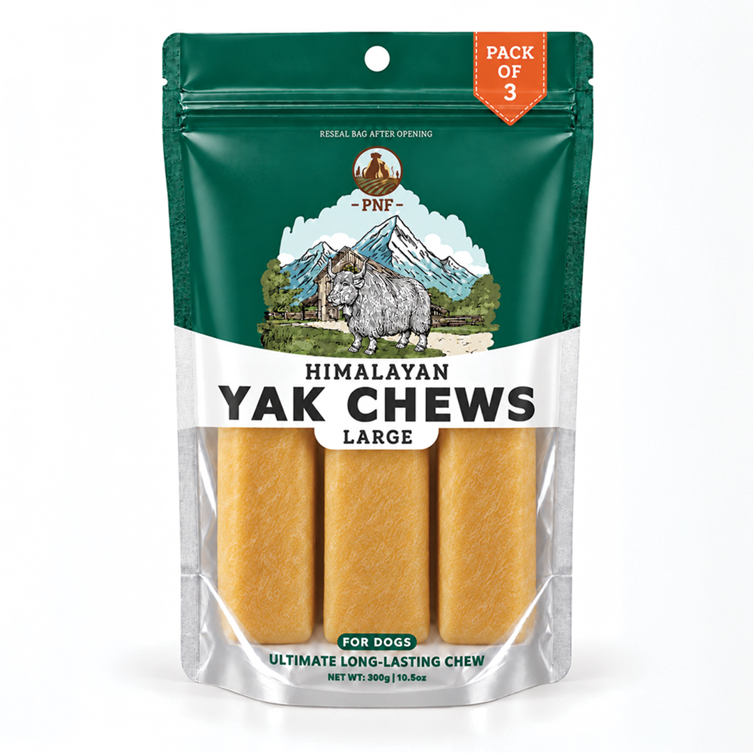 Large Himalayan Yak Chews for Dogs, 3-Pack, 300g