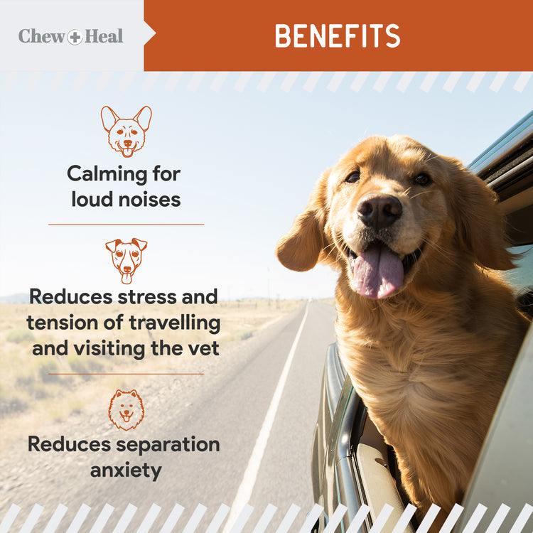 Chew Heal Anxiety and Stress Calming chews - 30 Ct
