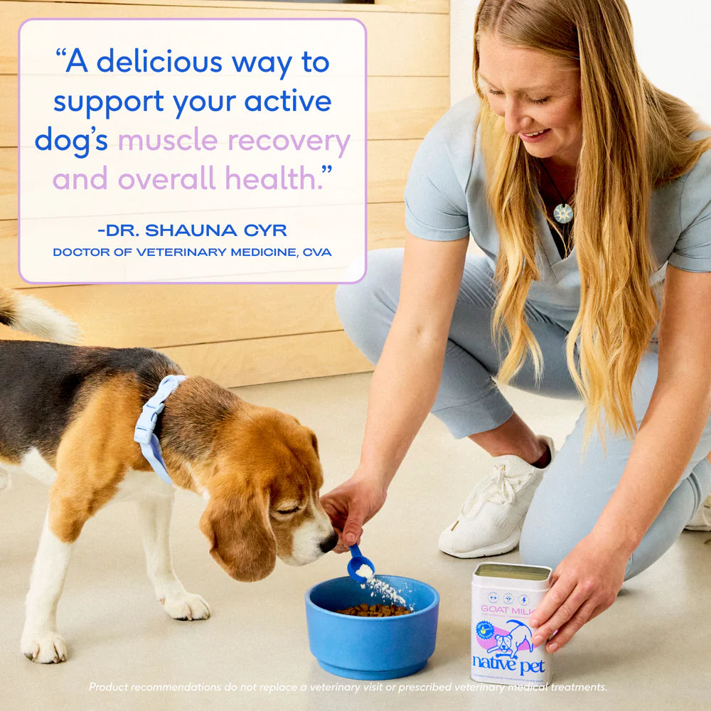 Goat Milk - Fuels active pups + promotes recovery