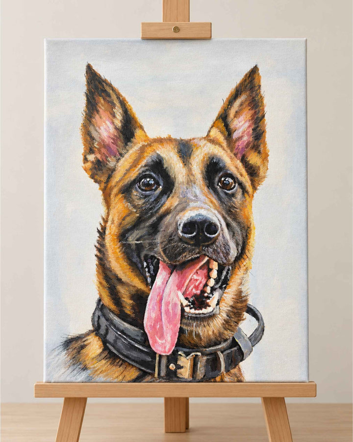 Hand-painted Dog Portrait