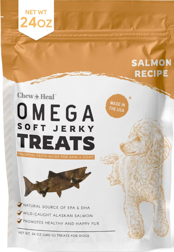 Wild Alaskan Omega Skin + Coat Salmon Soft Jerky Dog Treats