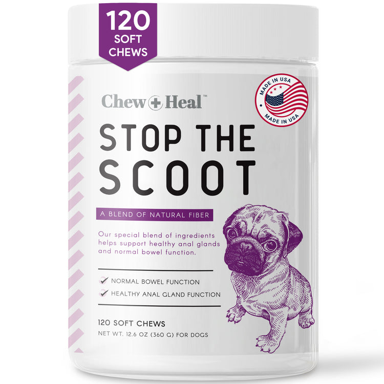 Stop the Scoot Anal Gland Support & Bowel Function Supplement for Dogs - Chews