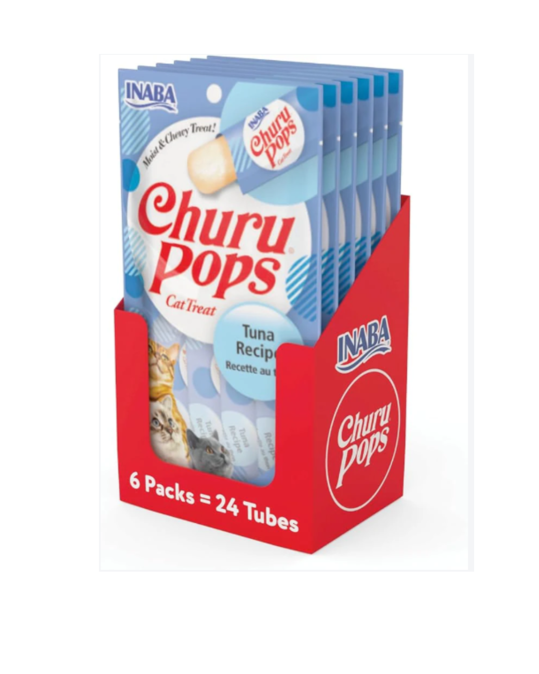 INABA Churu Pops Cat Treats, Moist & Chewy Creamy Treats