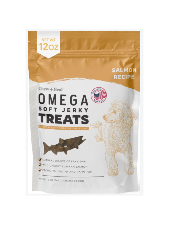 Wild Alaskan Omega Skin + Coat Salmon Soft Jerky Dog Treats