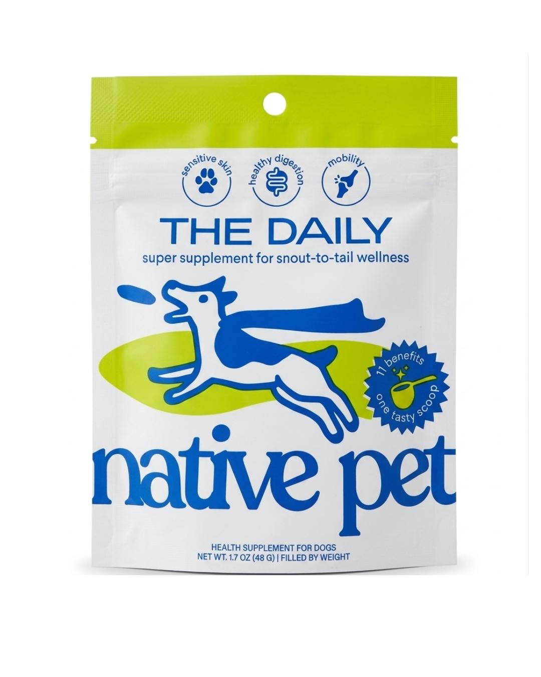 The Daily-Super supplement for snout-to-tail wellness  1.7 Oz