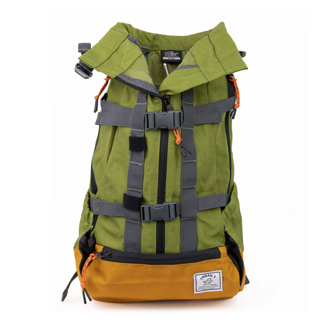 Urban 3  Dual Use Dog Carrier & Traditional Backpack - Green