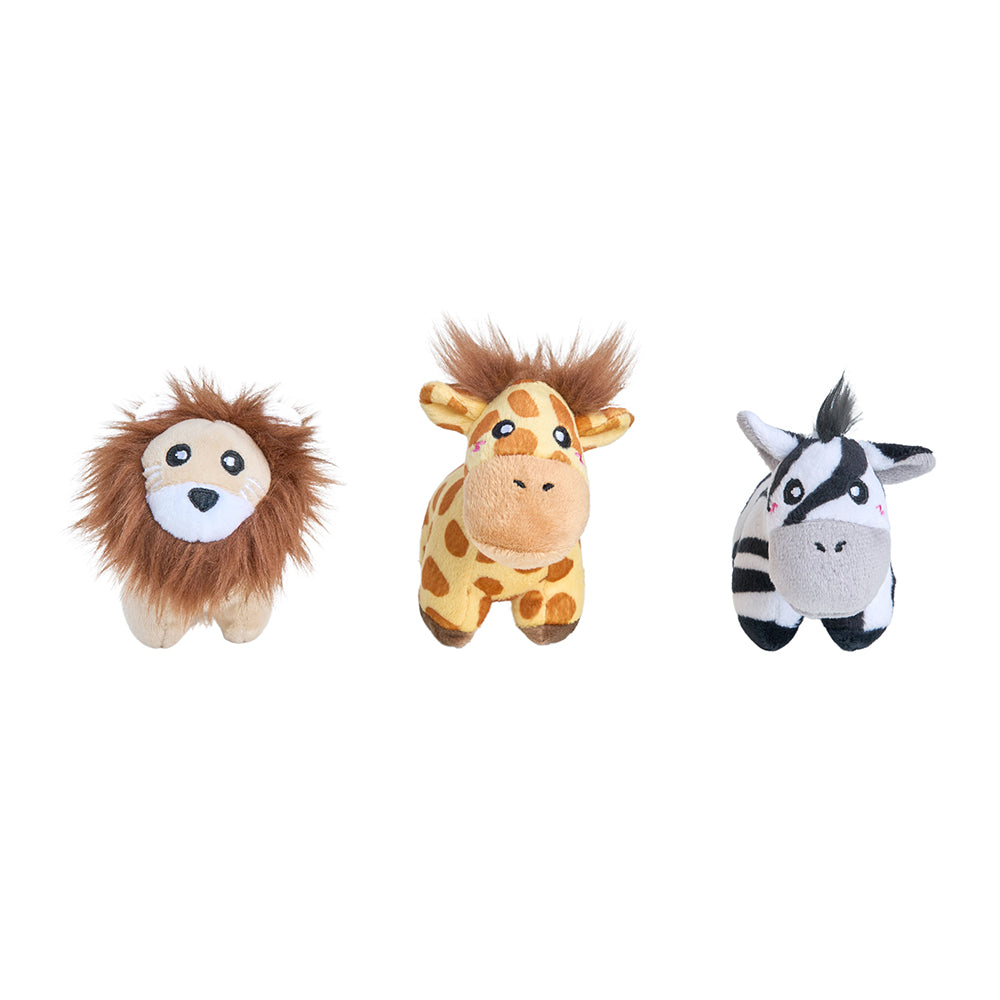 Miniz 3-Pack - Jungle Safari by ZippyPaws
