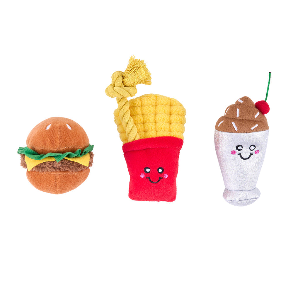 Miniz 3-Pack - Fast Foods by ZippyPaws