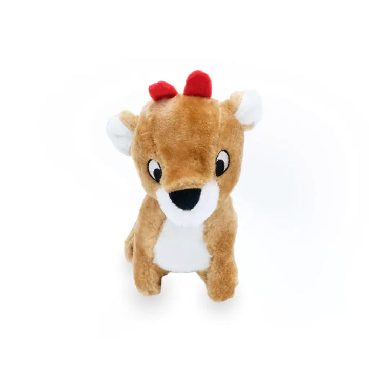 Holiday Reindeer Plush Dog Toy