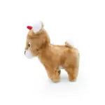Holiday Reindeer Plush Dog Toy