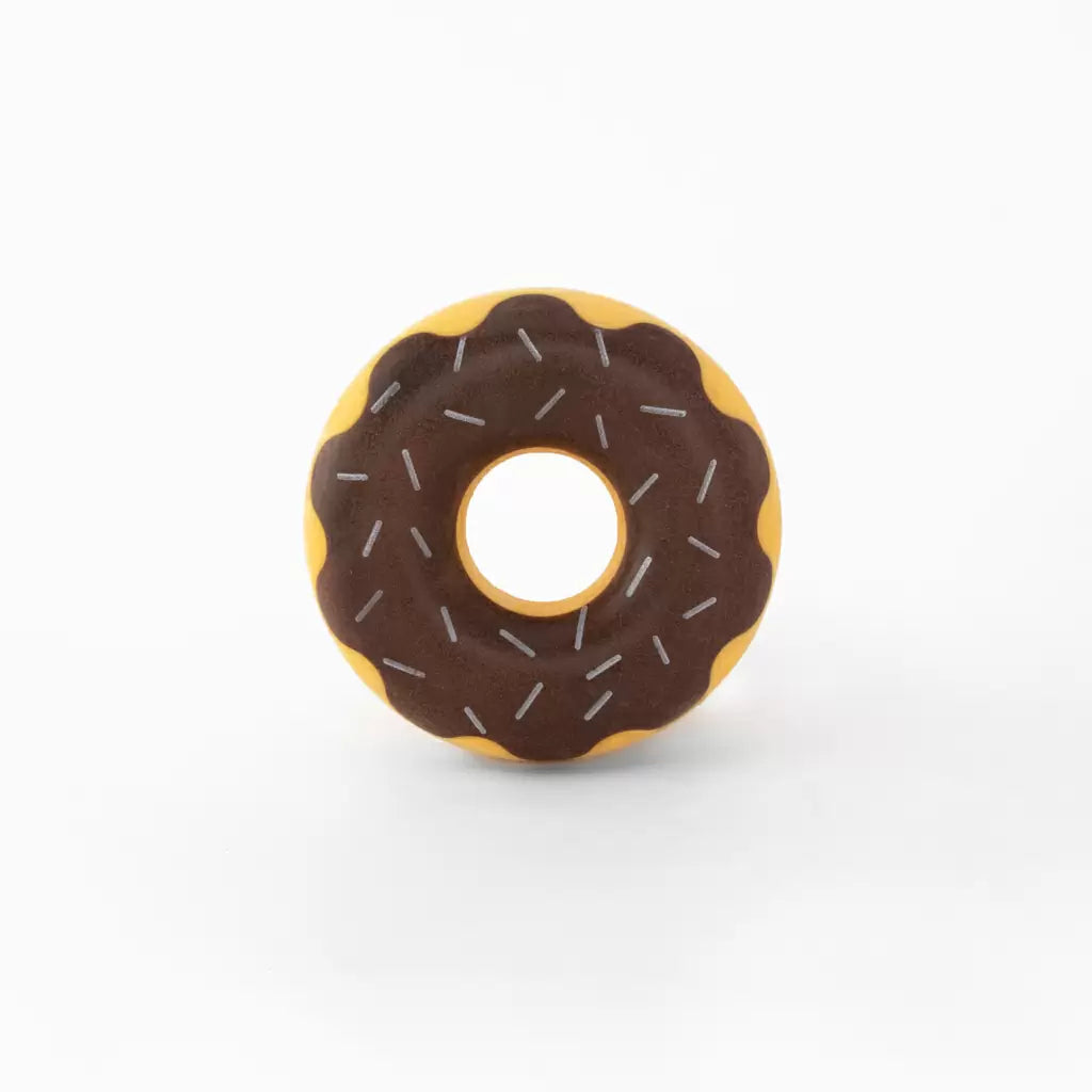 Chocolate Donut Durable Dog Toy