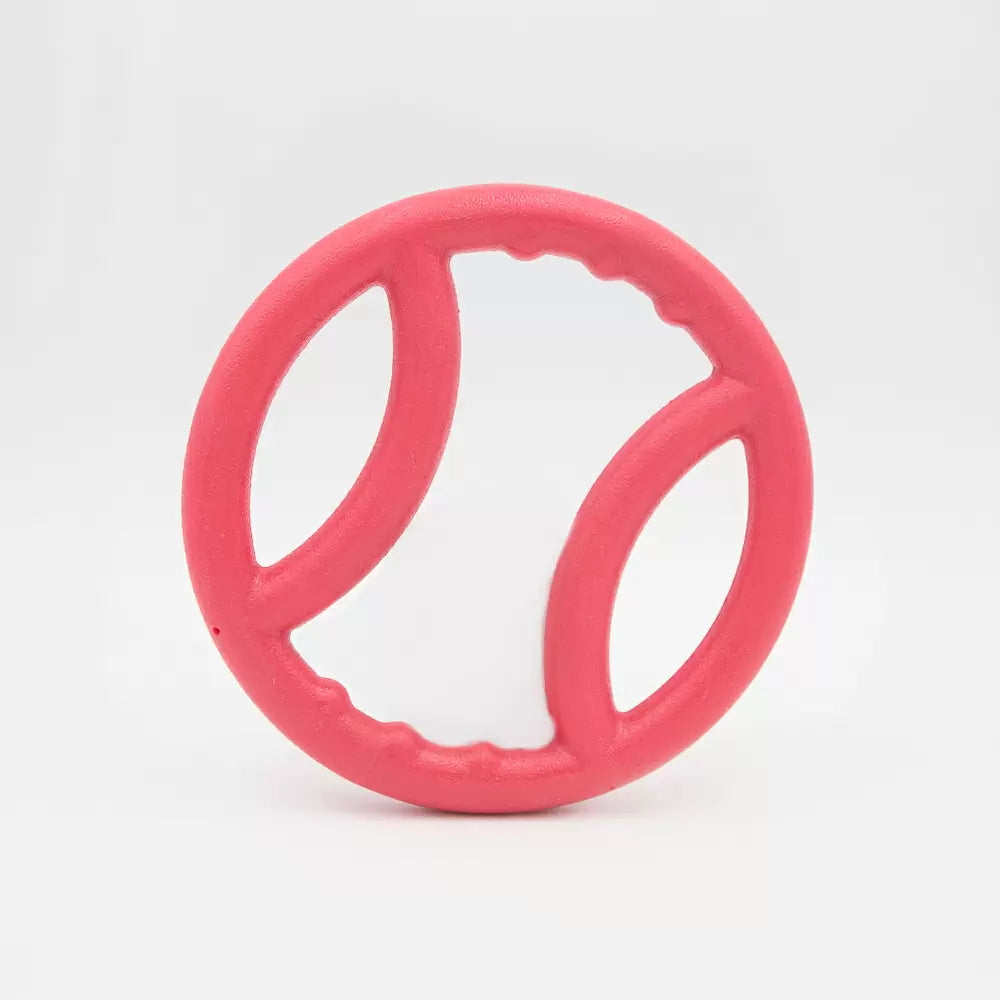 Pink Squeaky Ring Dog Toy, Small