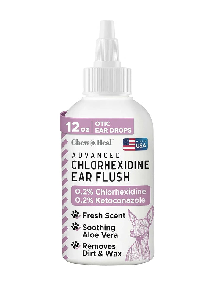 Advanced Antiseptic Otic Chlorhexidine Ear Flush for Dogs