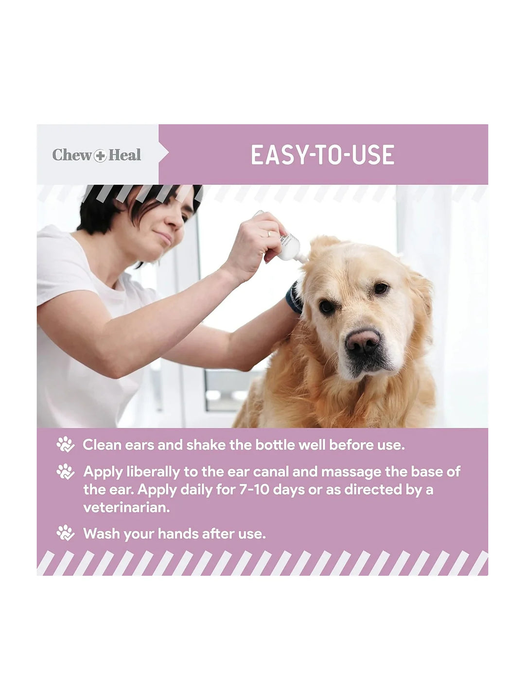 Advanced Antiseptic Otic Chlorhexidine Ear Flush for Dogs
