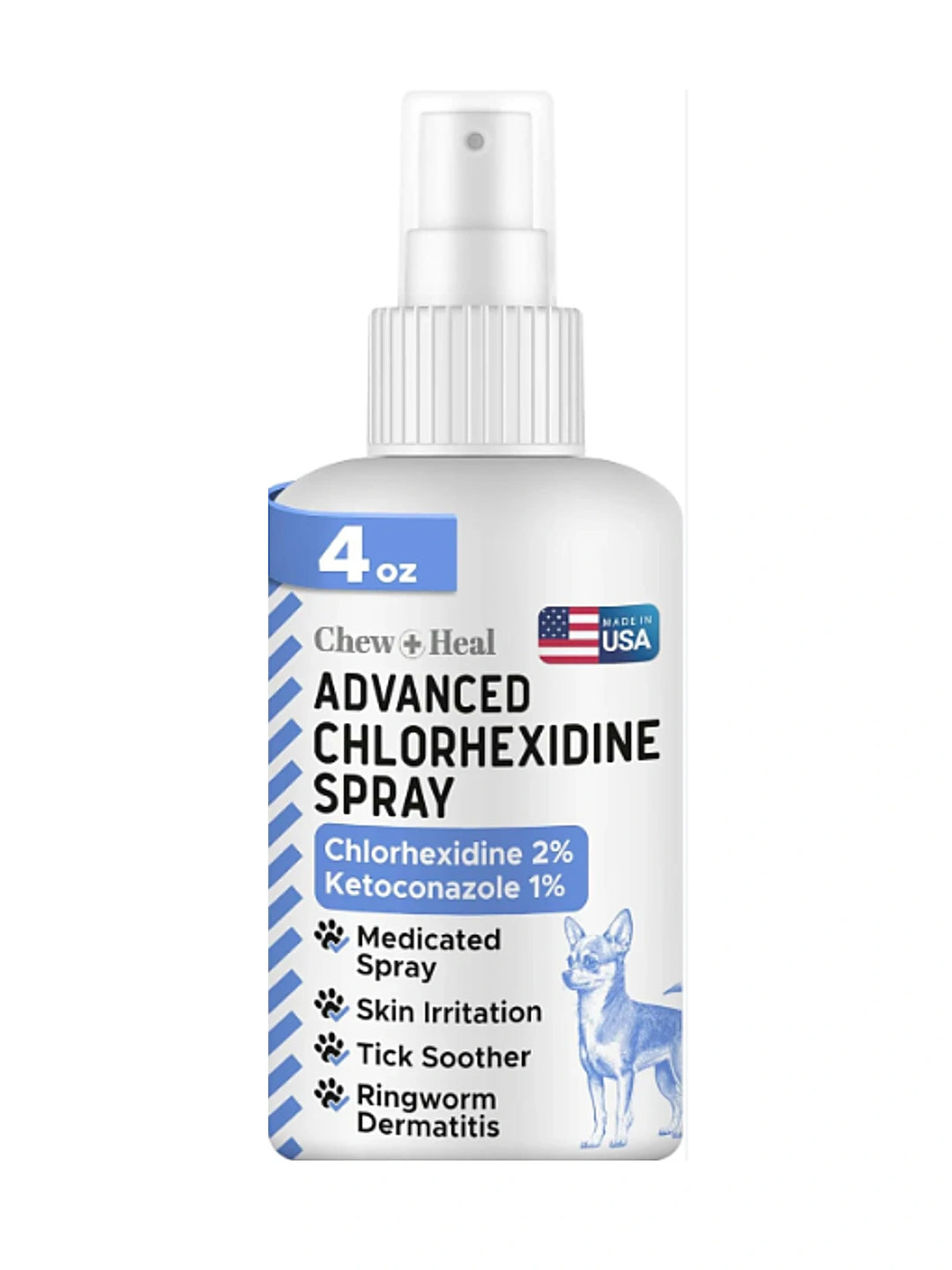 Advanced Chlorhexidine Medicated Wound Care Spray for Dogs